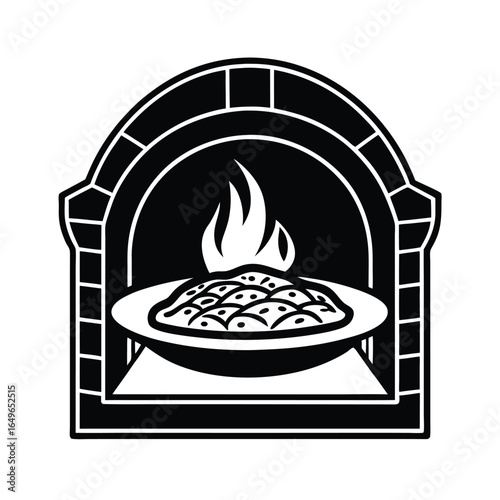 Freshly Baked Pide in Stone Oven