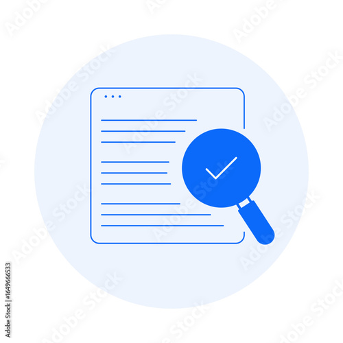 User Intent Alignment Icon – Aligning content with user search intent for SEO. Vector icon.