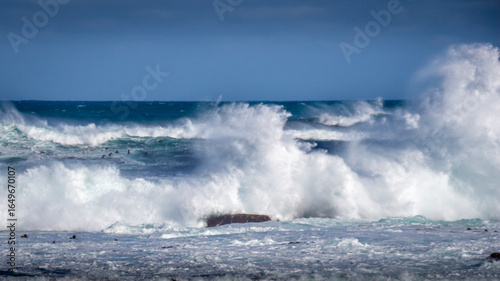 Waves crashing of the shores of Cape of Good Hope, South Africa