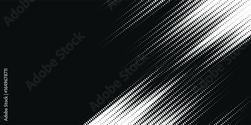 white color pattern gradient grunge texture background. Dots pop art comics sport style vector illustration Abstract background black with grunge speed lines modern corporate concept vector