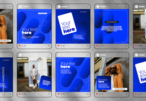 Social Media Post Mockup Set