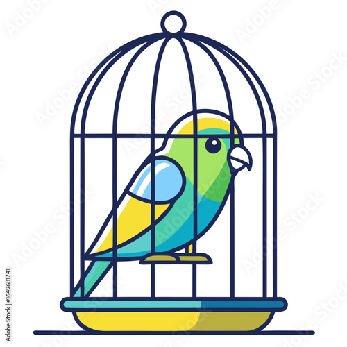 parrot in cage
