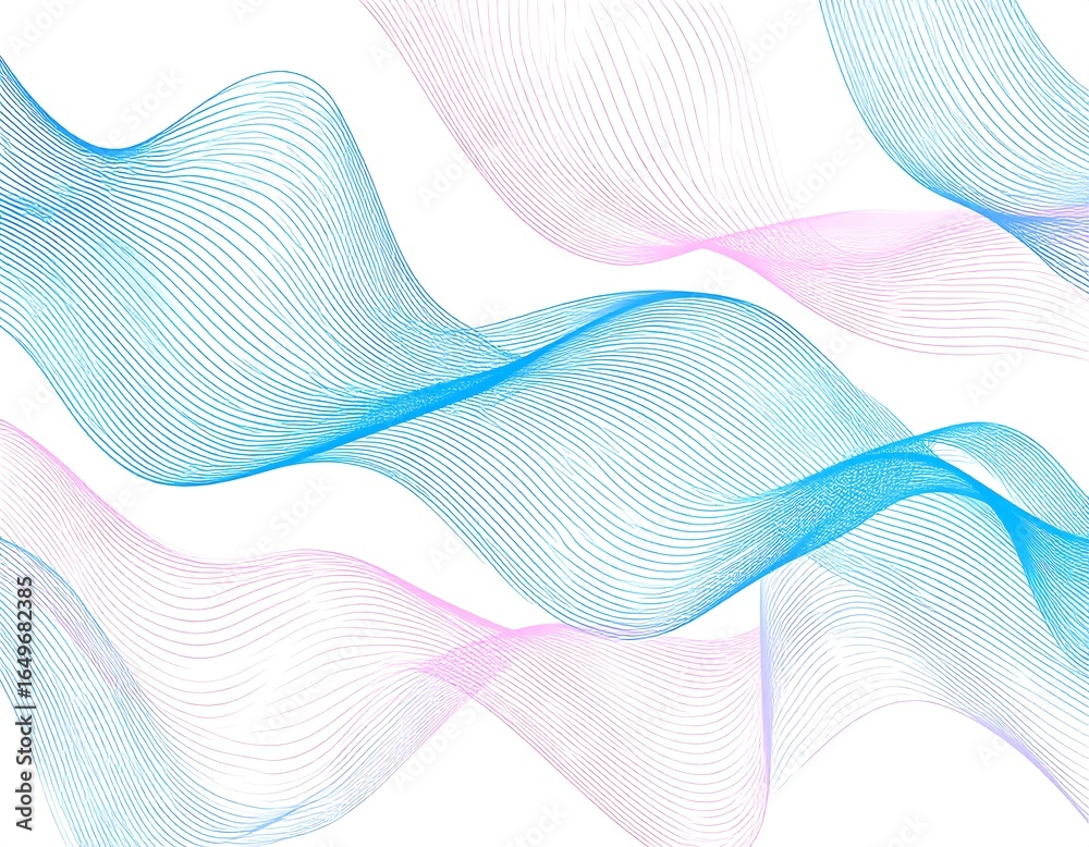 Fototapeta premium Abstract flowing lines