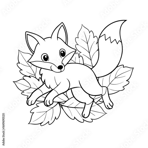 black outline printable mouse chasing a butterfly