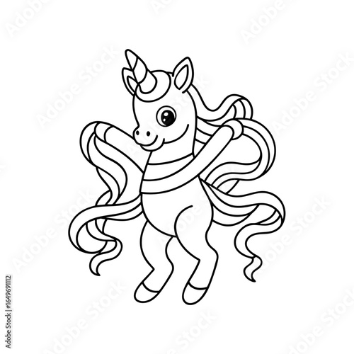 printable puppy carrying bone outline