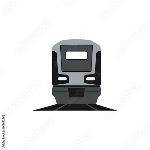 Modern Train Icon: Transportation Design Element for Websites & Apps