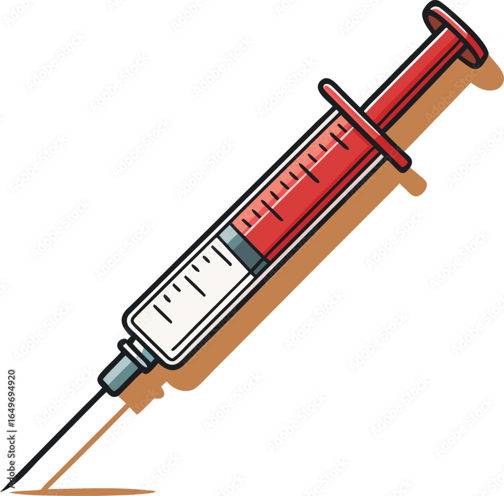 Fototapeta premium syringe with blood