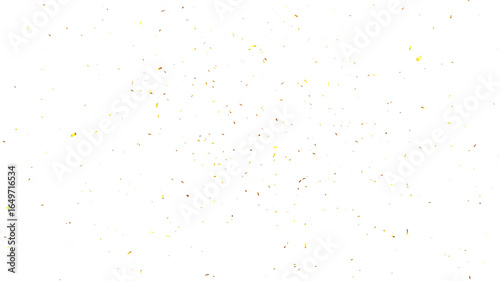 Golden confetti falling over on transparent background background. luxury sparkling, gold confetti, Gold sparkle ,splatter border, falling gold confetti. Realistic falling 3D gold confetti