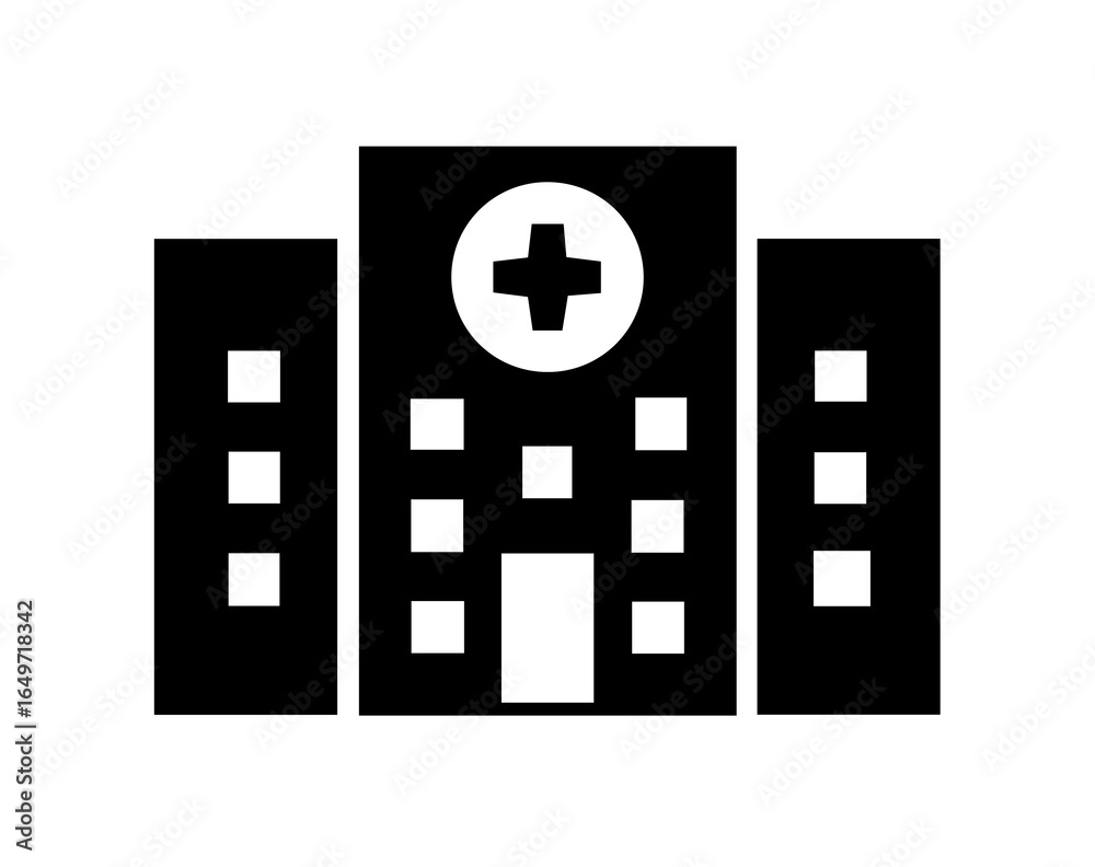 Fototapeta premium Hospital icon