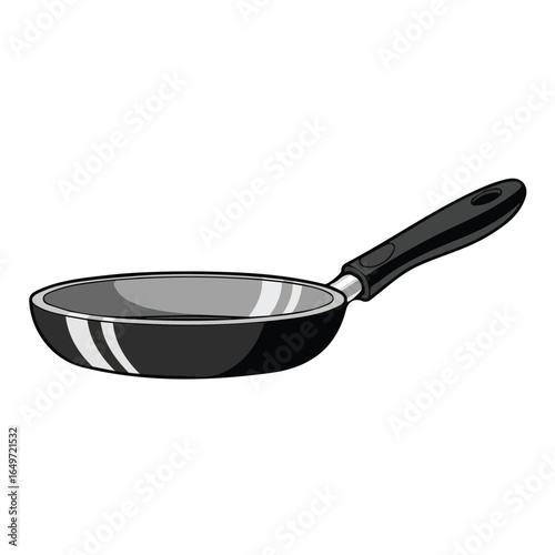 Frying pan vector design for motion graphics