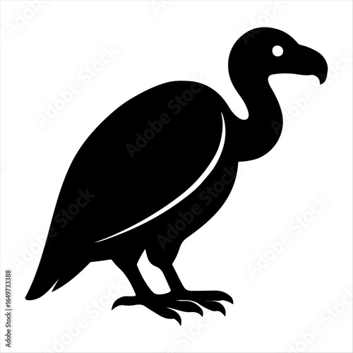 Unique Vulture Design Icon.