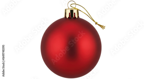 Foto Isolated Red Ornament