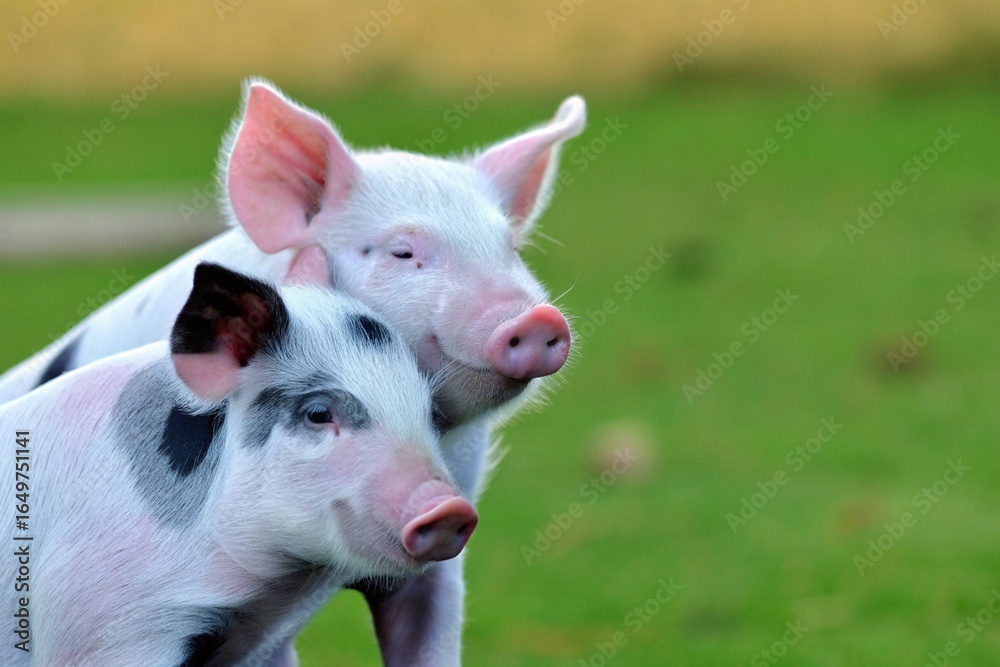 Fototapeta premium beautiful pig