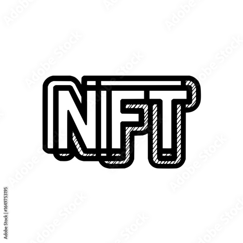 Nft digital art crypto token blockchain technology non fungible token unique asset collectible investment art 3d