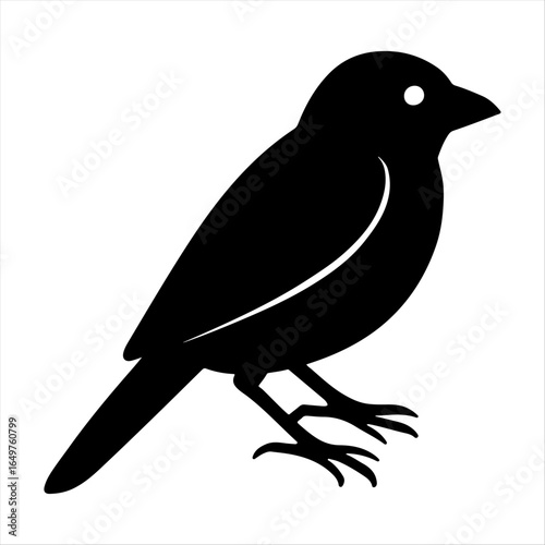 Weaver Bird Design Icon.