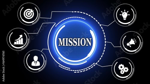 mission standards quality control assurance warranty business technology concept. Business technology process improvement concept. Mission for success and growth business ideas concepts.