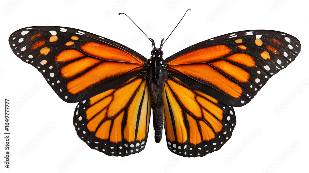 Fototapeta premium butterfly on white background