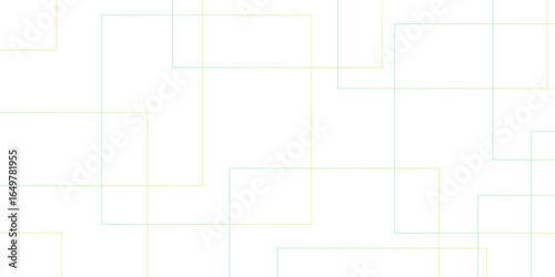 Modern minimal and clean white background. colorful geometric pattern square and random lines shape background design. Futuristic architectural concept for dynamic websites, striking posters