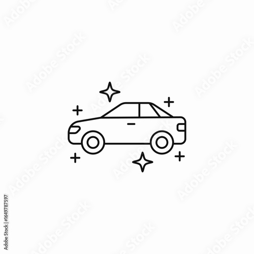 car wash clean icon sign vector