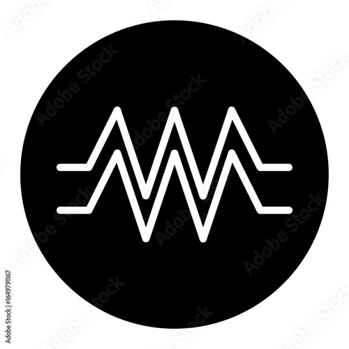 illustration of sound wave icon
