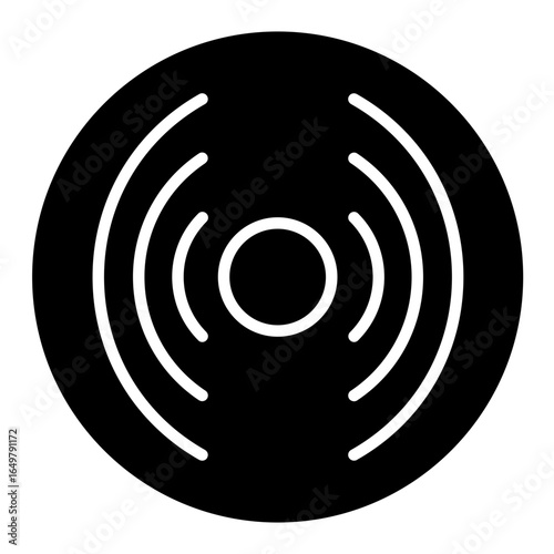 illustration of sound wave icon
