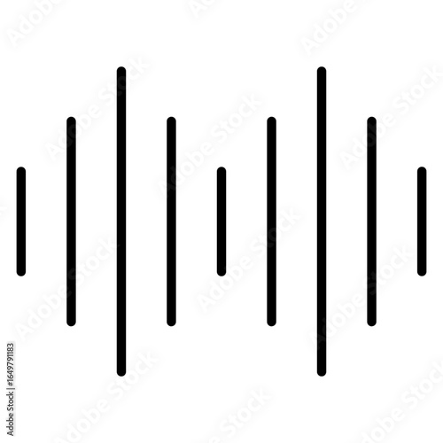 illustration of sound wave icon
