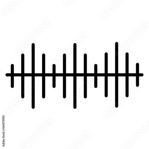 illustration of sound wave icon
