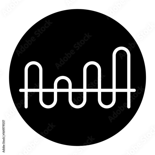 illustration of sound wave icon
