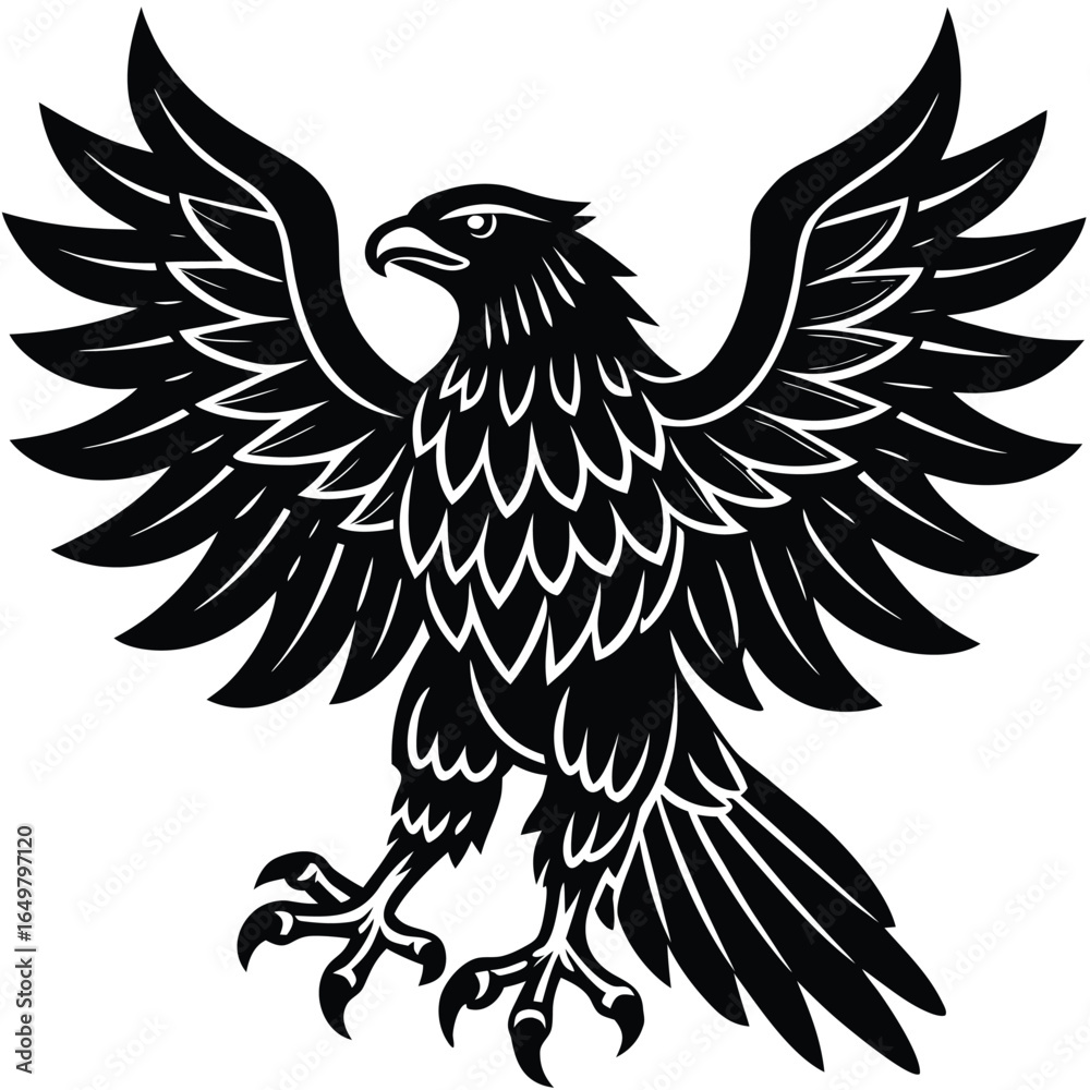 Fototapeta premium Eagle Silhouette