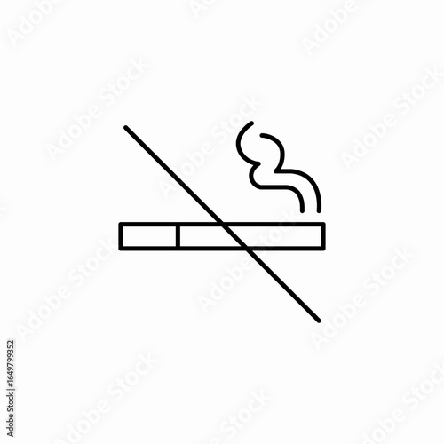 no smoking sign icon sign vector