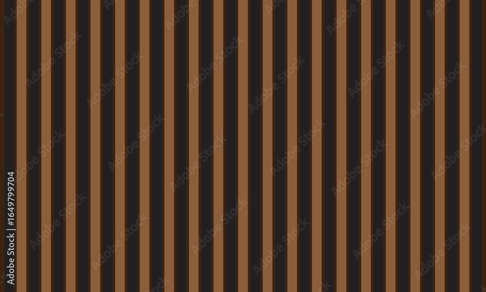 Vertical brown and black stripes pattern seamless background vector