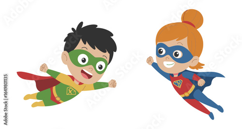 Cartoon vector tourist boy enjoying summer fun at tropical beach, happiness, relaxation, outdoor recreation, swimming, vacation, sun, sea activities