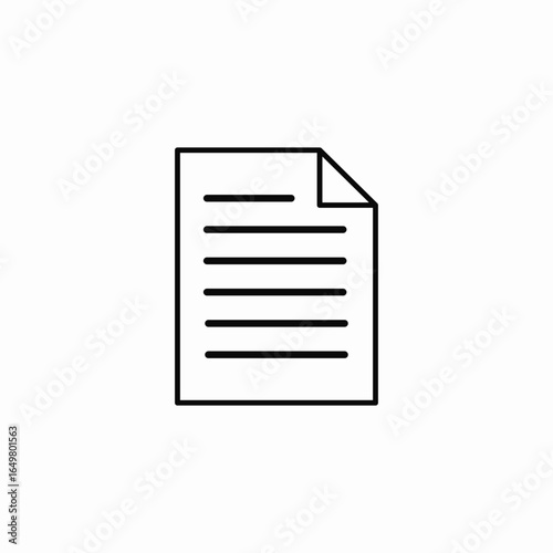 file word page icon sign vector