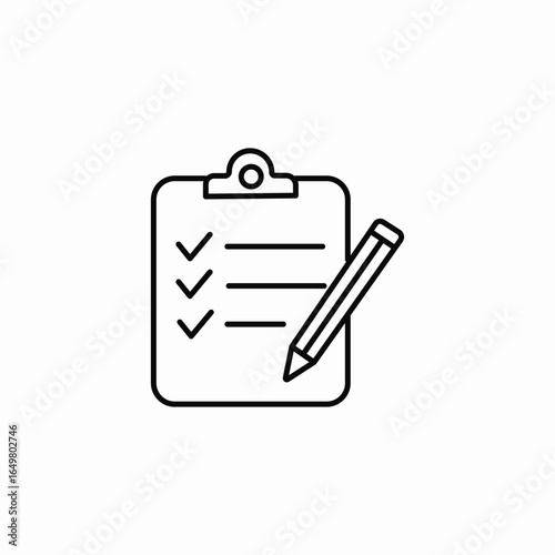 task list filling icon sign vector