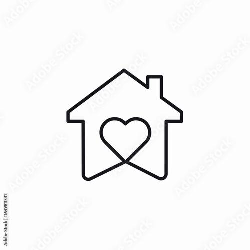 housing care icon sign vector