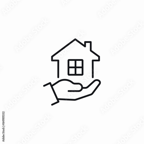 house investment icon sign vector
