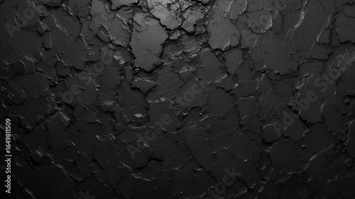 Coarse Thick Black Industrial Texture