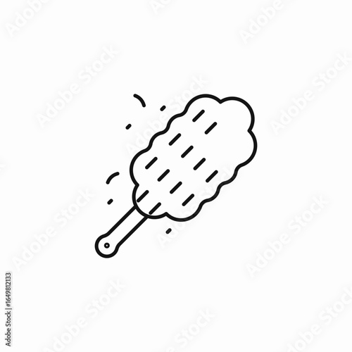 cleaning duster icon icon sign vector