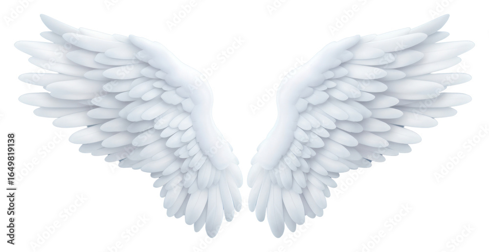 Fototapeta premium PNG Angel wings shaped is a cloud chandelier archangel pattern.