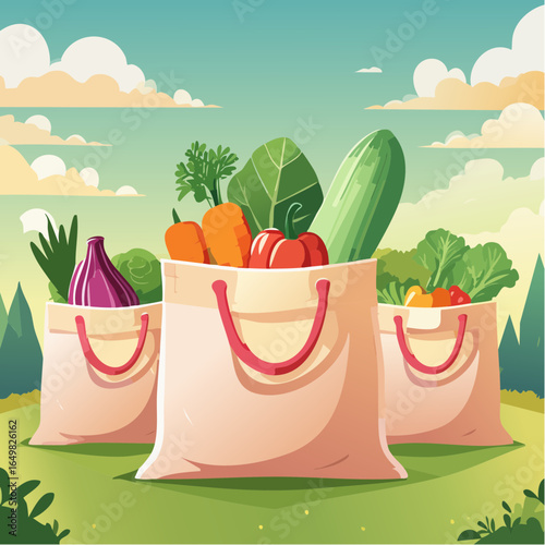 fresh vegetables on the table