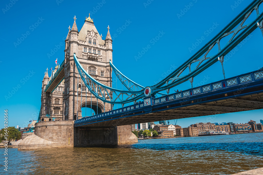 Obraz premium View of Tower Bridge in London, Uk