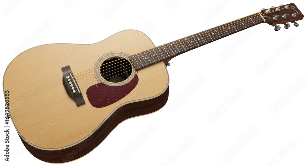 Fototapeta premium Isolated Acoustic Guitar