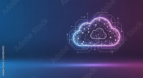 Polygonal cloud computing network with a secure digital data connection.
