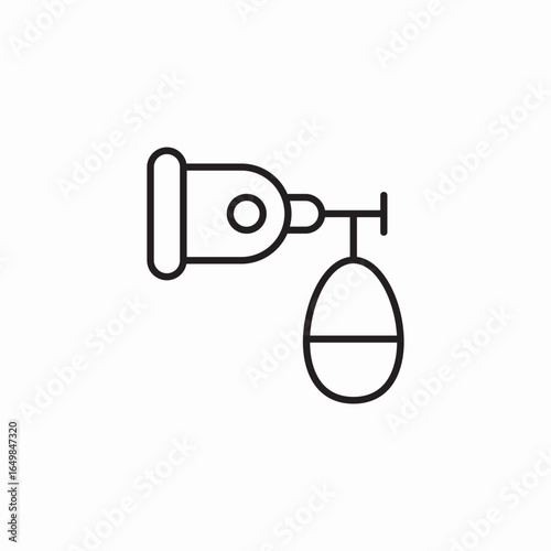 breast pump icon sign vector