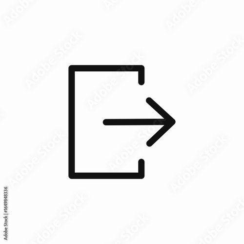 leave box icon sign vector