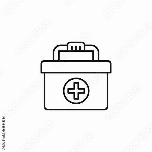 medical kit icon sign vector