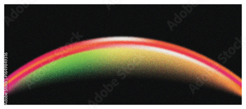 Colorful spectrum arc with vibrant hues on dark backdrop, perfect for modern designs and artistic projects