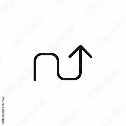 up arrow icon sign vector
