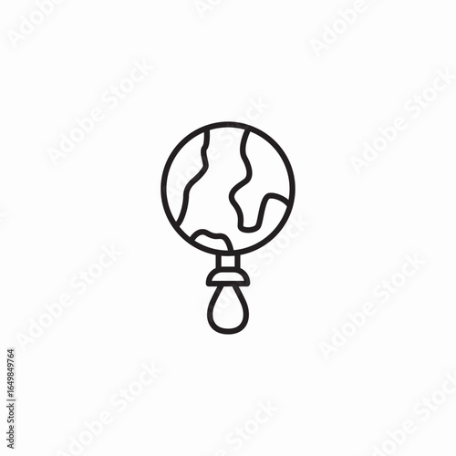 world rattle icon sign vector