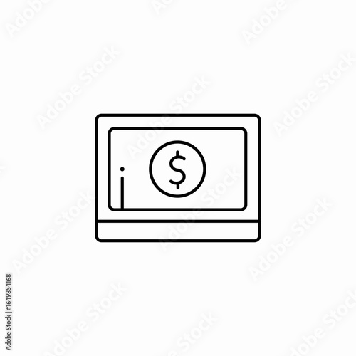 donation box icon sign vector